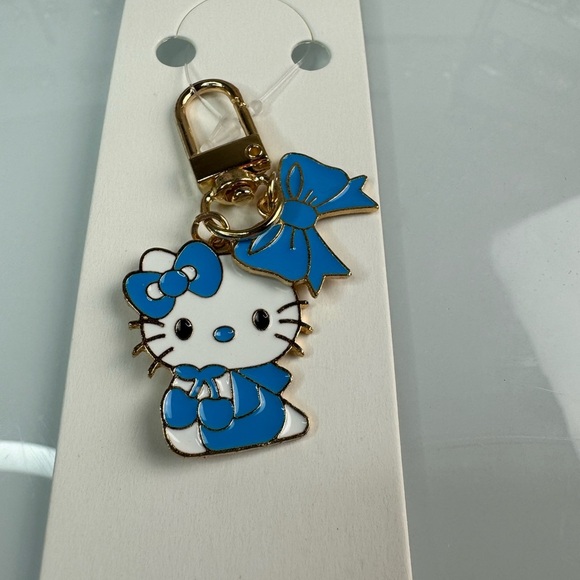 ‼️5/$25‼️ Kitty Blue Keychain/Bag Charm - Picture 1 of 1
